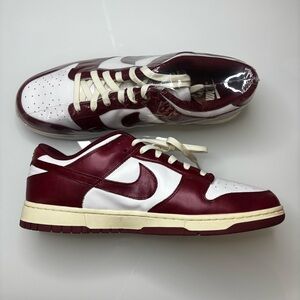 Nike Vintage Red and White Dunk- Low sneaker.